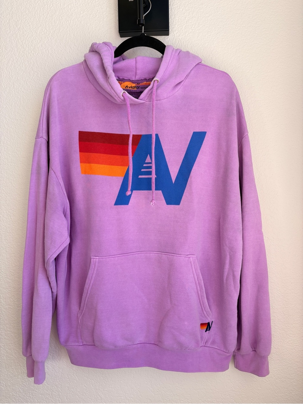 Aviator Nation Lavender Logo Hoodie